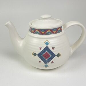 Pueblo Treasure Craft USA Teapot Southwest Theme